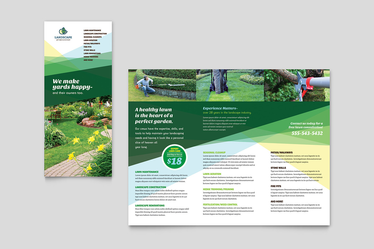 Landscaping Brochure Template, a Brochure Template by StockLayouts (Photo 4 of 4)