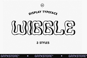 Wiggle Display Font, a Font by GRPXSTORE (Thumbnail 1 of 4)