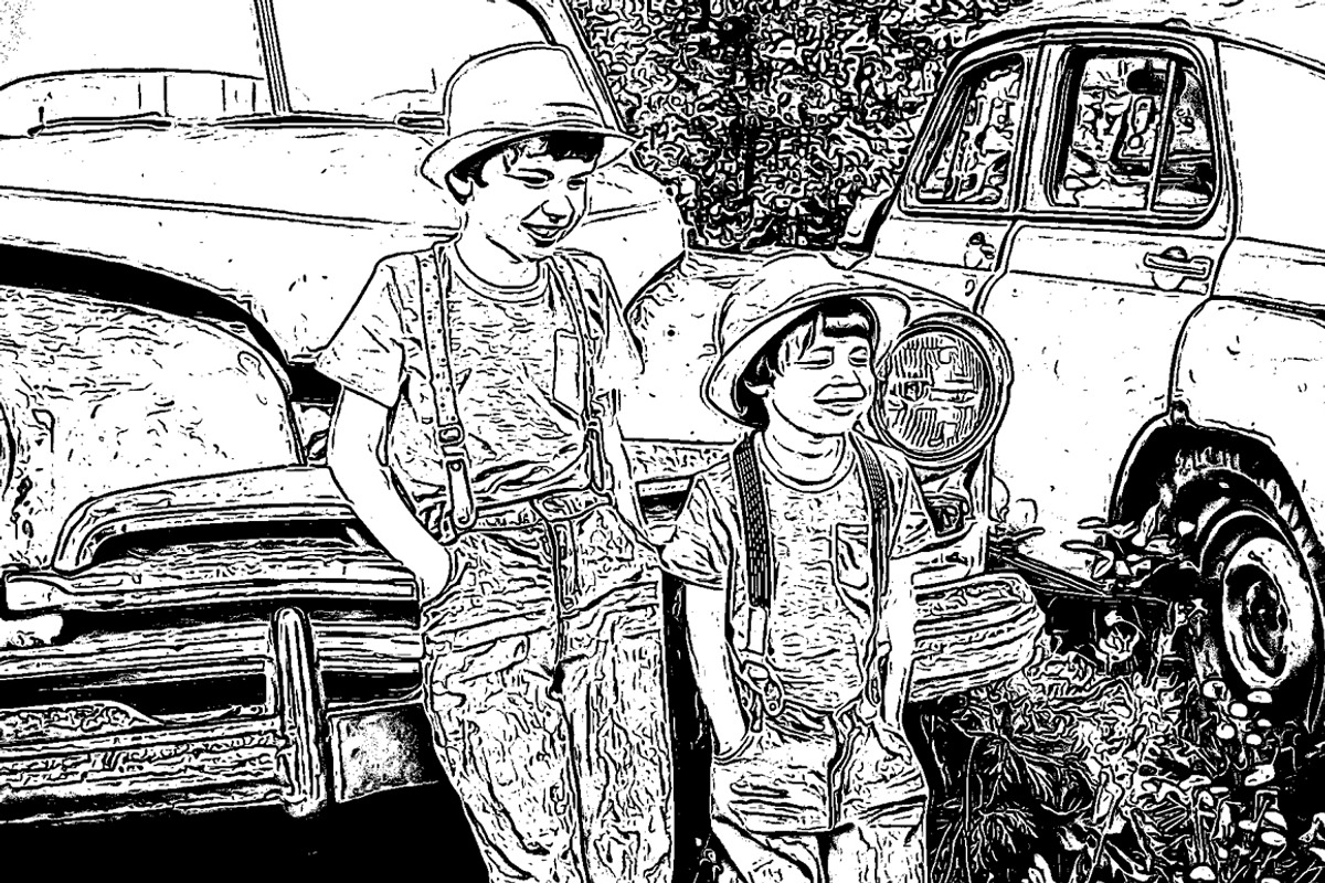 Vector Drawing Photoshop Action, an Action Add-On by MRI STUDIO (Photo 4 of 14)