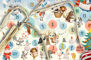 Cute Christmas Animals, an Animal Illustration by TanyaSchuka (Thumbnail 8 of 15)