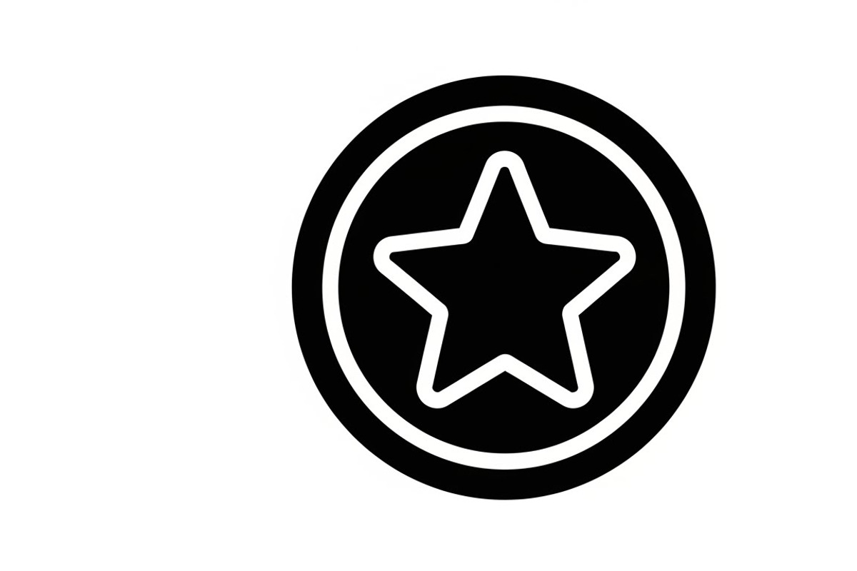 Modern star icon vector logo design, an Illustration by Amazin_art (Photo 9 of 21)