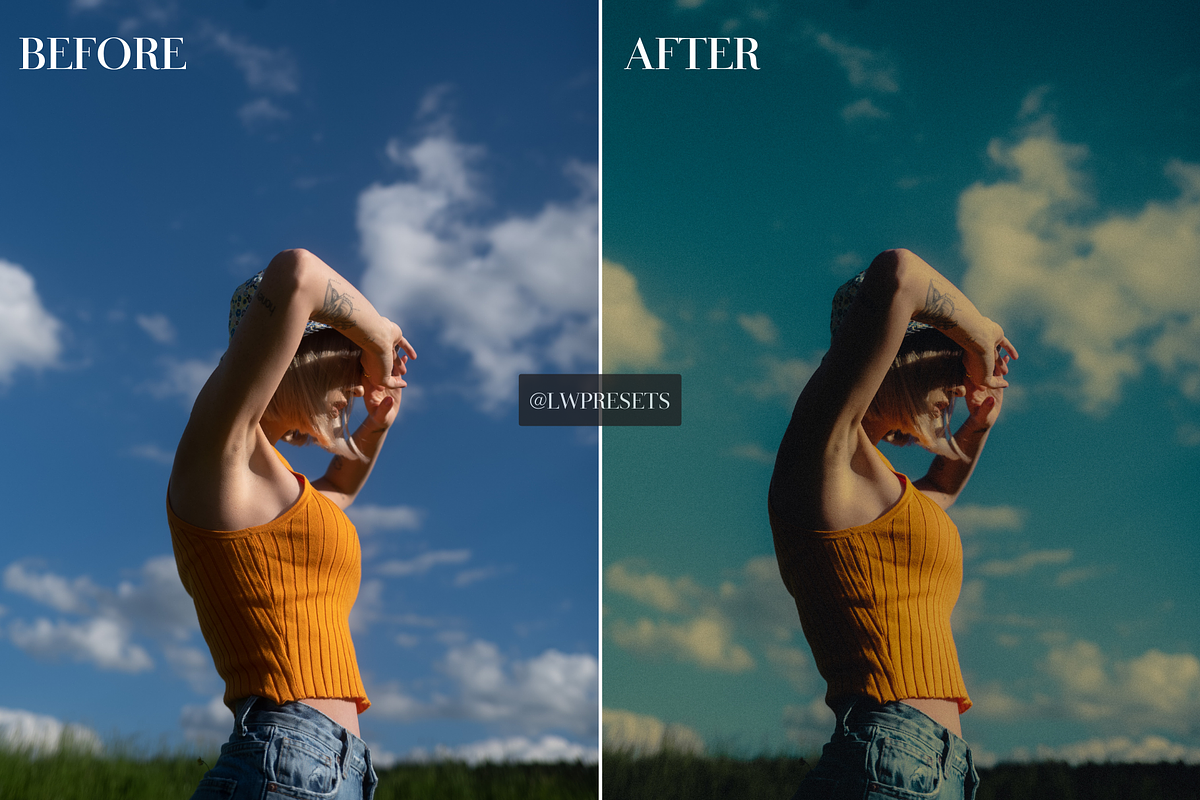 15 Retro Lightroom Presets, a Preset Add-On by LWPRESETS (Photo 3 of 9)