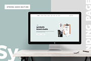 Symbolis Bootstrap Landing Page, a Bootstrap Template by Egotype (Thumbnail 6 of 18)
