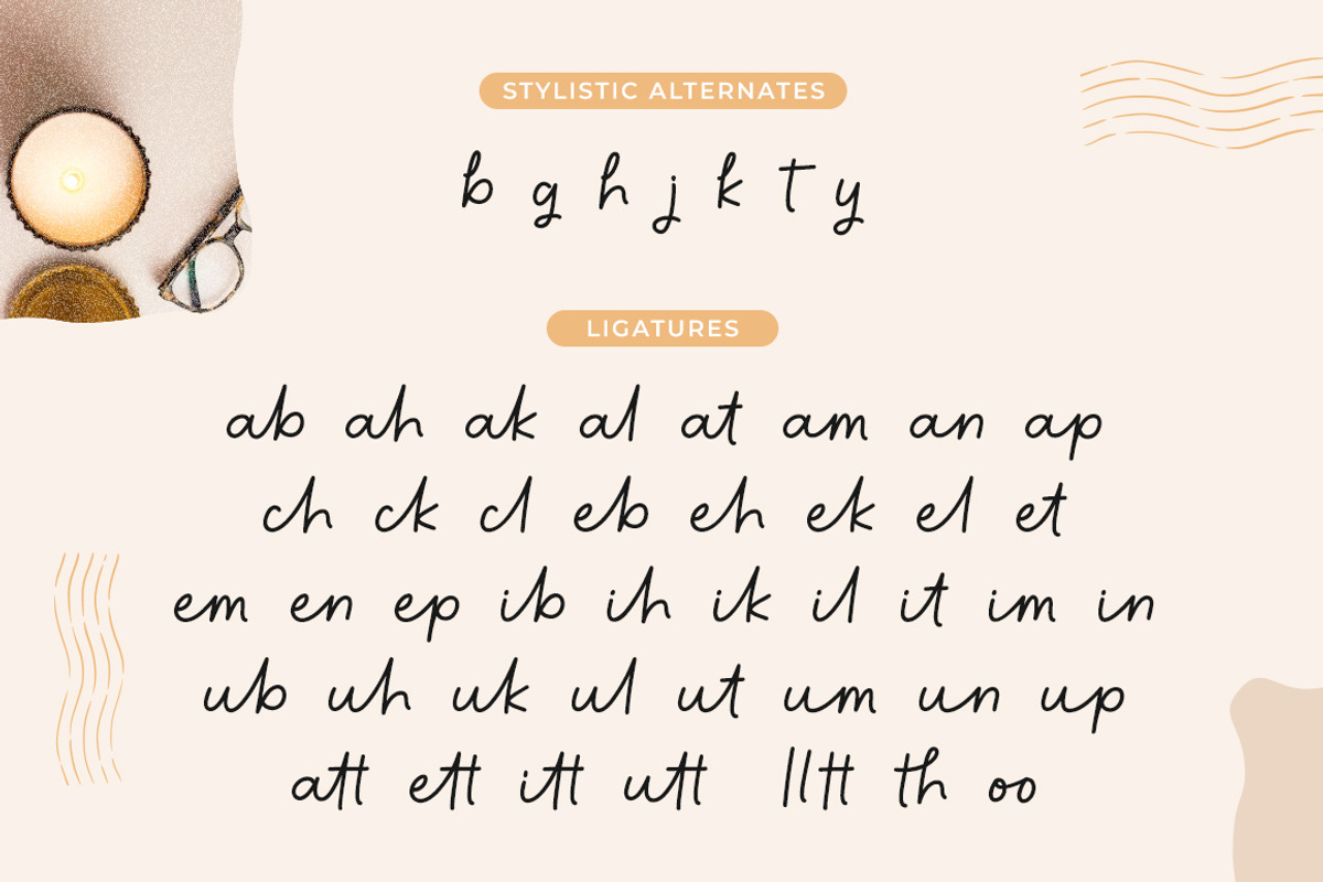 thefiLove Casual Handwritten Font, a Font by Haps Space (Photo 8 of 9)