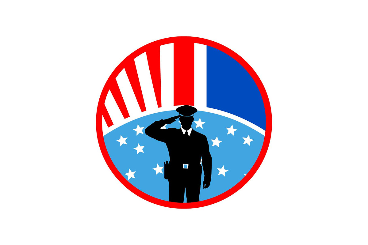 USA Officer Salute Icons Set, an Object Graphic by yasushie (Photo 10 of 16)