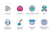96 Science icons, an Outline Icon by vectorstank (Thumbnail 9 of 14)