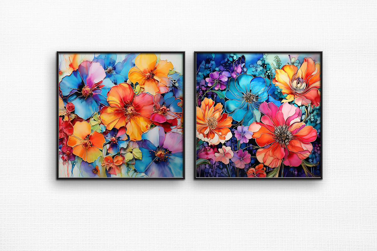 The Beauty of Alcohol Ink Flower Art