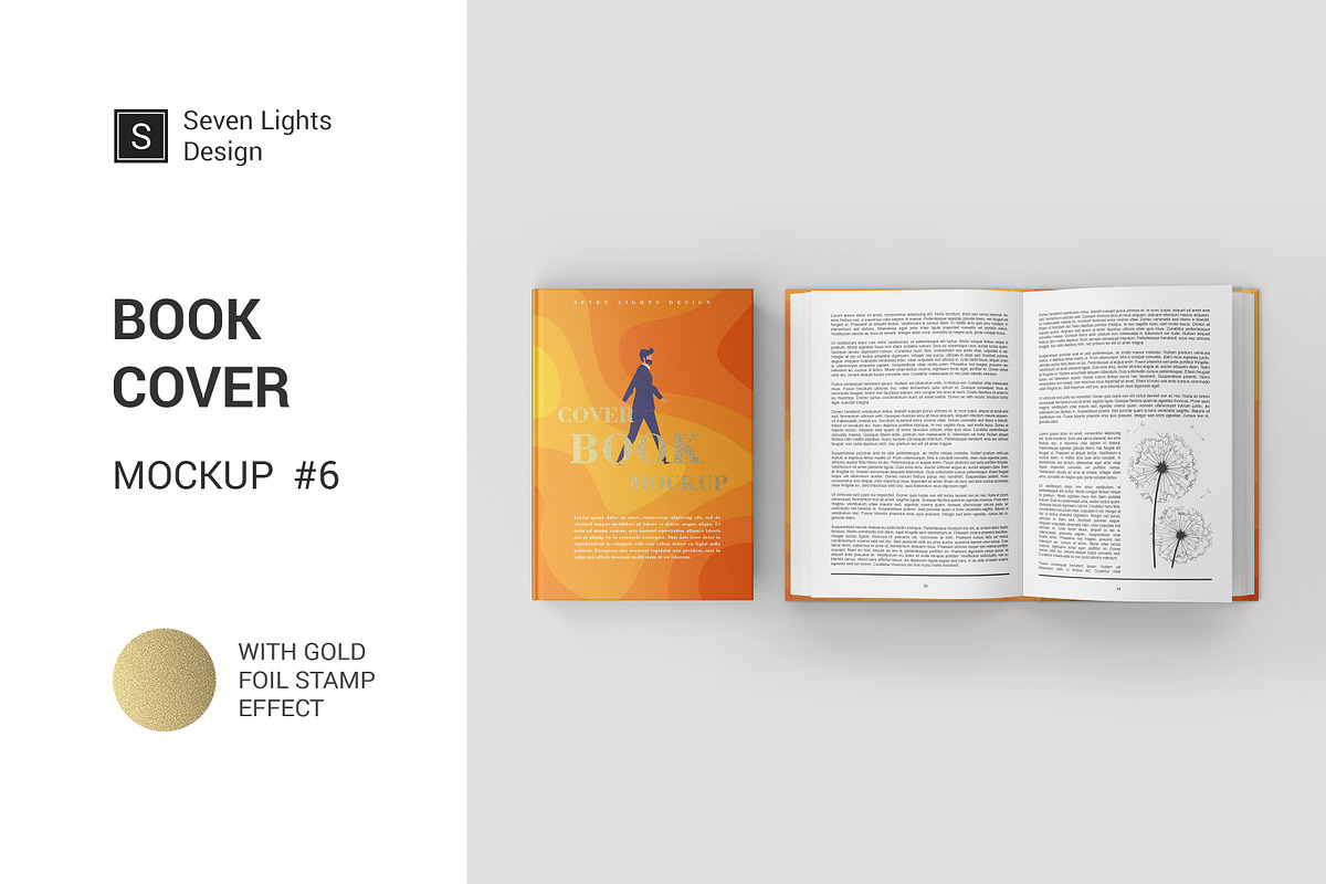 Book Cover Mockup #6, a Books & Magazine Mockup by Seven Lights (Photo 1 of 4)