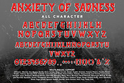 Anxiety Of Sadness - Blackletter, a Blackletter Font by Arendxstudio (Thumbnail 8 of 9)