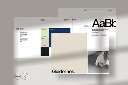 Brand Guideline Templates - CANVA, a Branding & Logo Template by evgenystudio