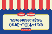 Crunko – Cute Retro Sans Font, a Sans Serif Font by Tiptop Graphic (Thumbnail 4 of 9)