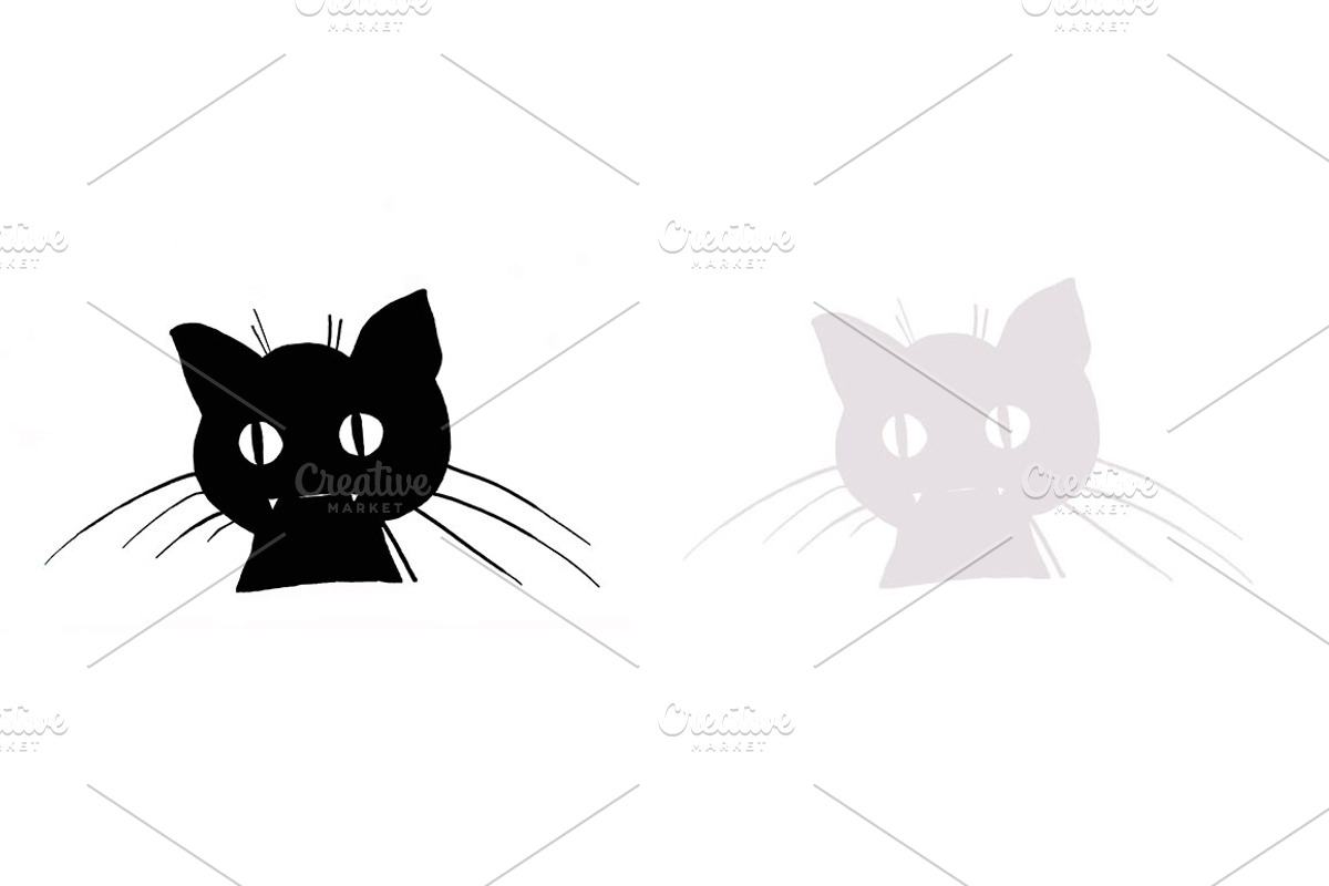 Cat illustration, an Animal Illustration by MashaCvijanovic (Photo 3 of 3)