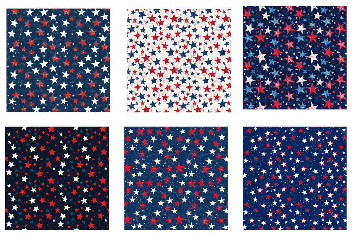 4th of July  Digital Paper, a Seasonal Illustration by Designworld (Photo 3 of 5)