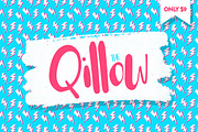 Qillow Script, a Handwritten Font by Salt & Pepper Designs (Thumbnail 1 of 6)