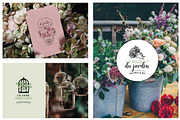 Collection florale – Logos, pictogra, an Outline Icon by AnneCeline (Thumbnail 6 of 8)