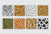 Watercolor Seamless Animal Patterns, a Pattern Graphic by Iryna Denysova (Thumbnail 8 of 10)