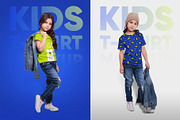 Kids Girl T-Shirt PSD Mockups Vol1.2, a Shirt Mockup by Hi, Mock-Up! (Thumbnail 10 of 12)
