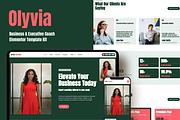 Business Coach Elementor Olyvia, a WordPress Template by OKThemes Studio (Thumbnail 1 of 26)