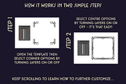 Art Deco Border & Frame Builder, an Object Graphic by The Artifex Forge (Thumbnail 4 of 11)