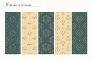 Vintage Ornaments. Vector collection, an Object Graphic by JuliaMalinovskaya (Thumbnail 7 of 11)