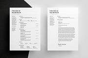 Resume/CV - Frankie, a Resume Template by bilmaw creative (Thumbnail 2 of 3)