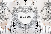 Abstract Women. Flowers. Hearts., a Texture Illustration by Diana Kovach (Thumbnail 11 of 11)