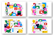 10 Ui Ux Design Vector Illustration, a Technology Illustration by denayunebgt (Thumbnail 2 of 4)