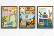 Purrfect cats printable illustration, an Animal Illustration by Yelloo Fish (Thumbnail 7 of 8)