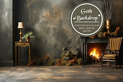 Goth Backdrop Vintage Mockups, a Household Mockup by Fun Digital (Thumbnail 1 of 4)