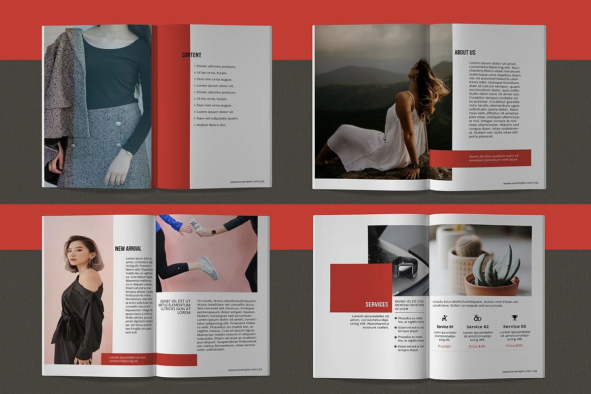 Fashion Lookbook, a Magazine Template by retrographix (Photo 4 of 6)
