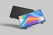 Clean LED TV Mockup, a Mockup by My Code Std (Thumbnail 5 of 6)
