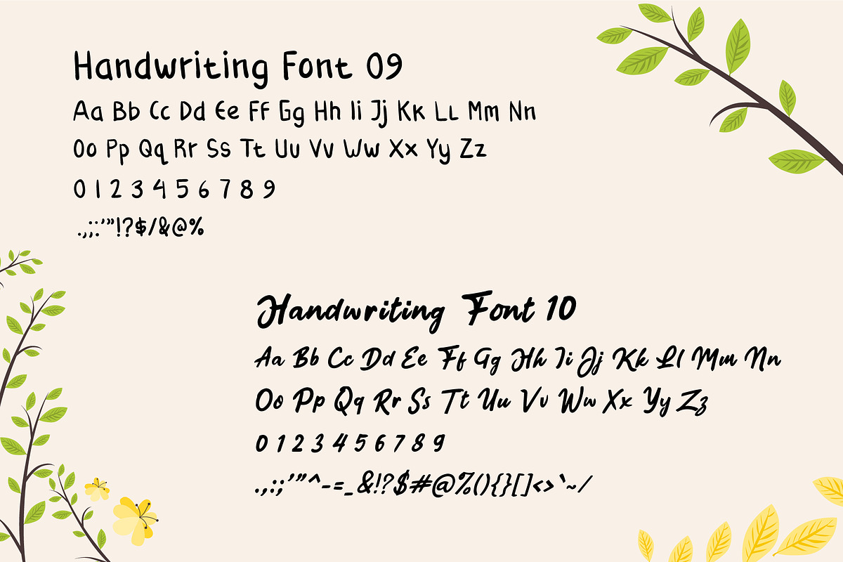 Cute Handwriting Font Bundle, a Handwritten Font by Salamahtype (Photo 7 of 7)