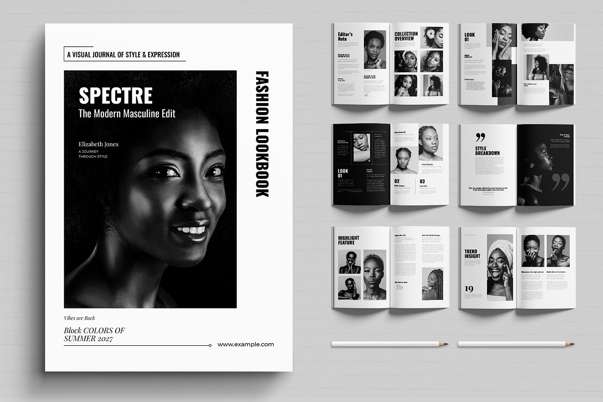 Fashion Lookbook Template, a Brochure Template by MightyDesign (Photo 1 of 8)