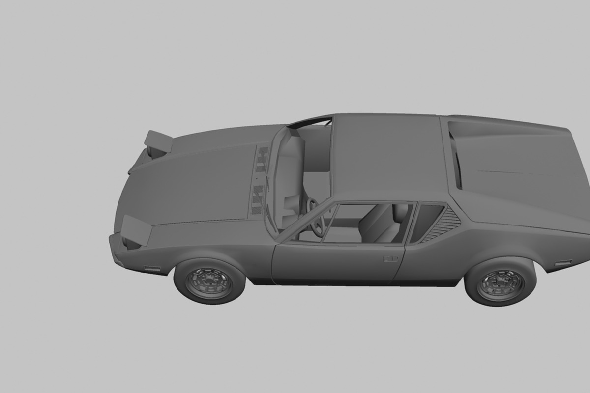 1971 De Tomaso Pantera, a Cars & Vehicle 3D Model by valtriiu (Photo 11 of 12)
