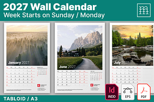 Wall Calendar 2027 (WC039-27)
