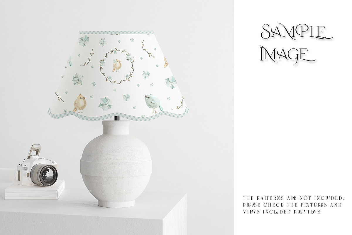 Scalloped Lampshade Mockups, a Mockup by mock-ups (Photo 14 of 22)