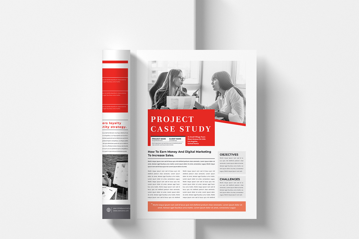 Case Study | MS Word & Indesign, a Flyer Template by design_hut (Photo 2 of 5)