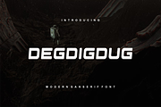 Degdigdug - Font, a Sans Serif Font by artchiles_design (Thumbnail 1 of 5)