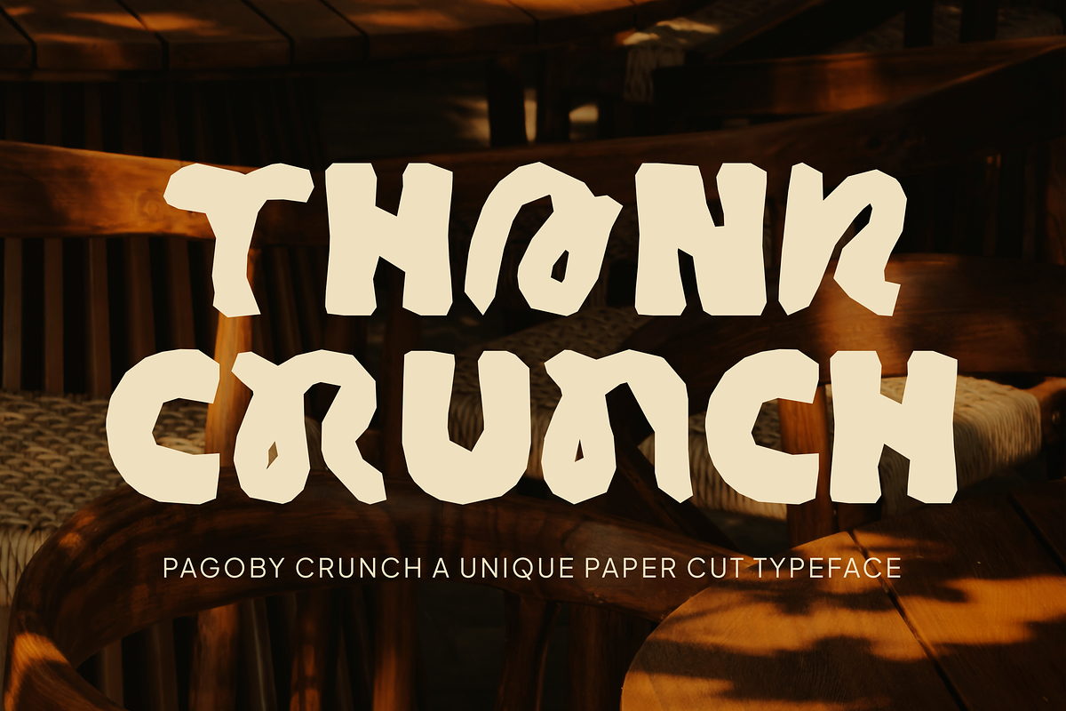 Pagoby – Mixed Cutout Font, a Handwritten Font by Mahesans Co (Photo 10 of 10)