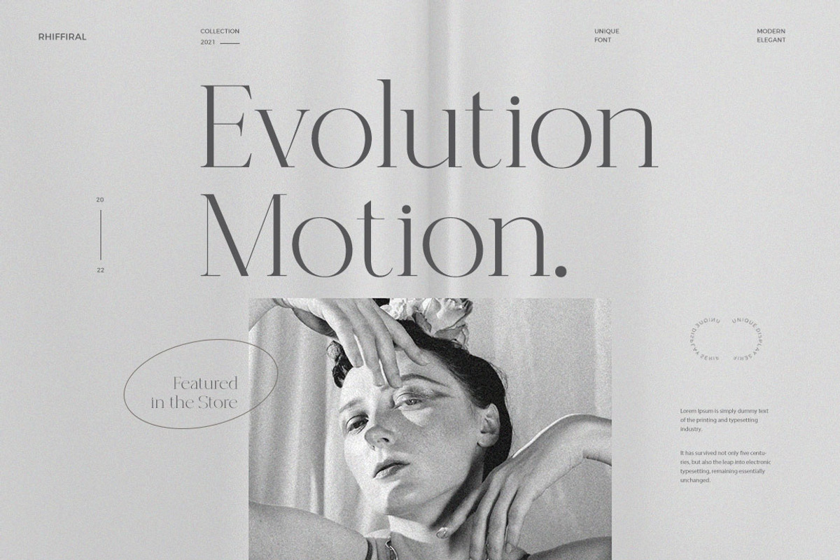 Rhiffiral, a Serif Font by Dora Typefoundry (Photo 2 of 30)