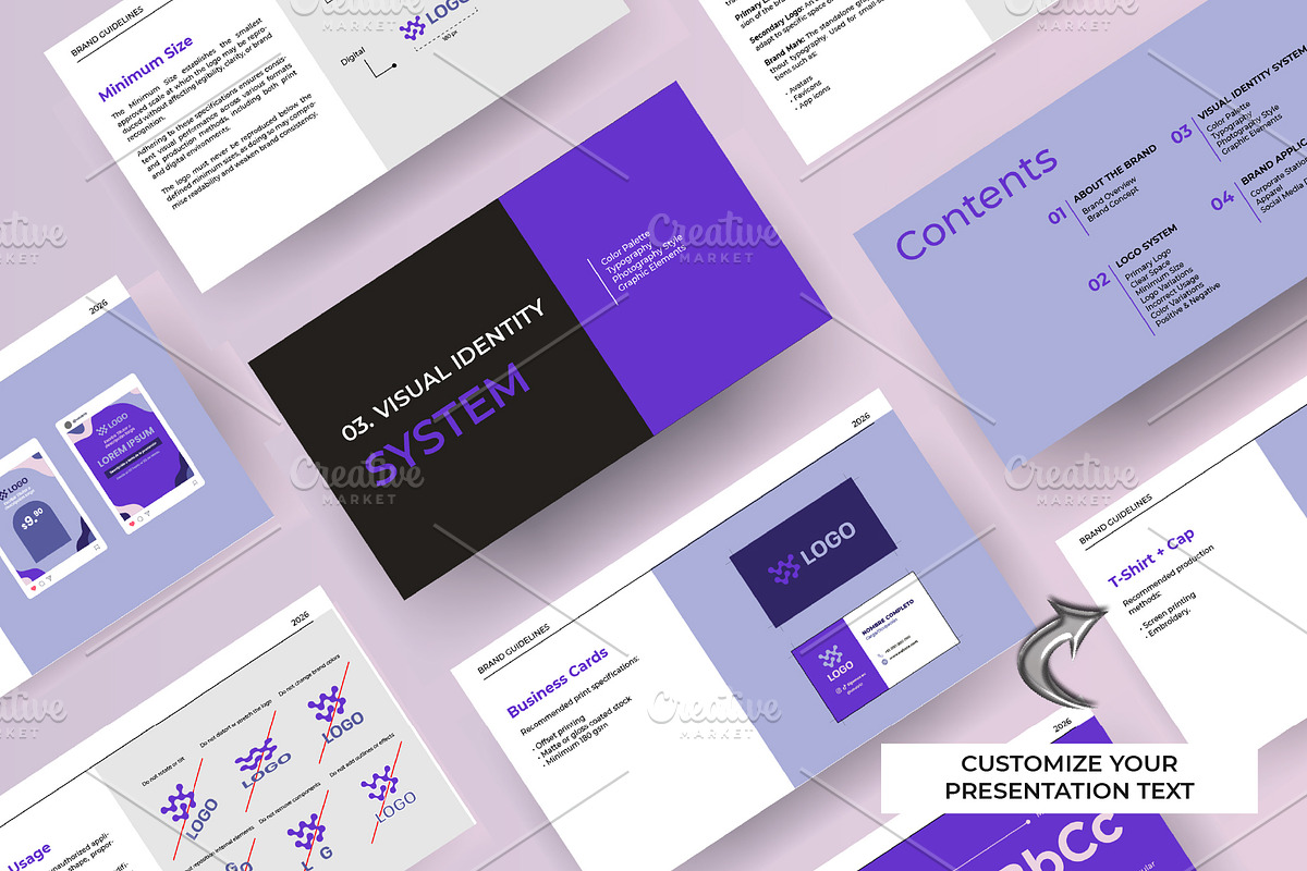 Brand Guidelines Template – Logo, a Branding & Logo Template by Abstracto-Create (Photo 4 of 5)
