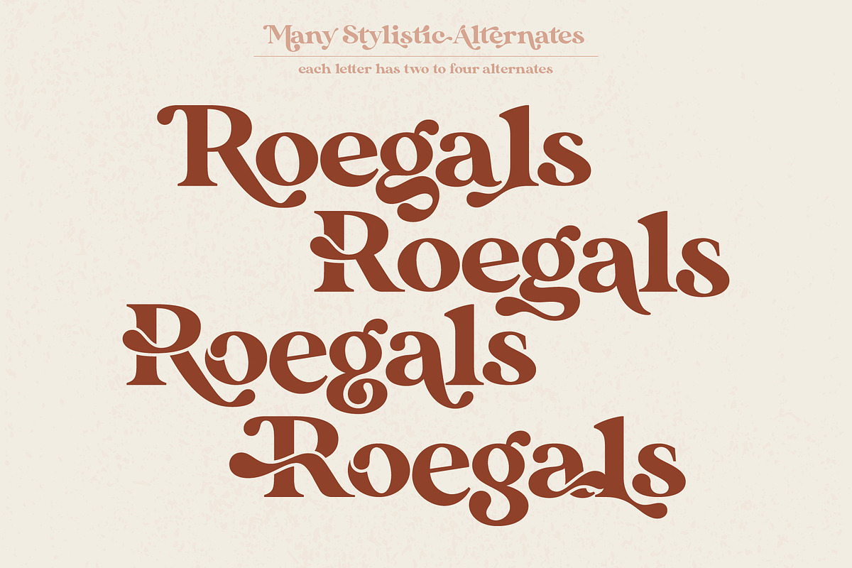 Roegals - A Variative Classy Serif, a Serif Font by NendesKombet Studio (Photo 14 of 15)
