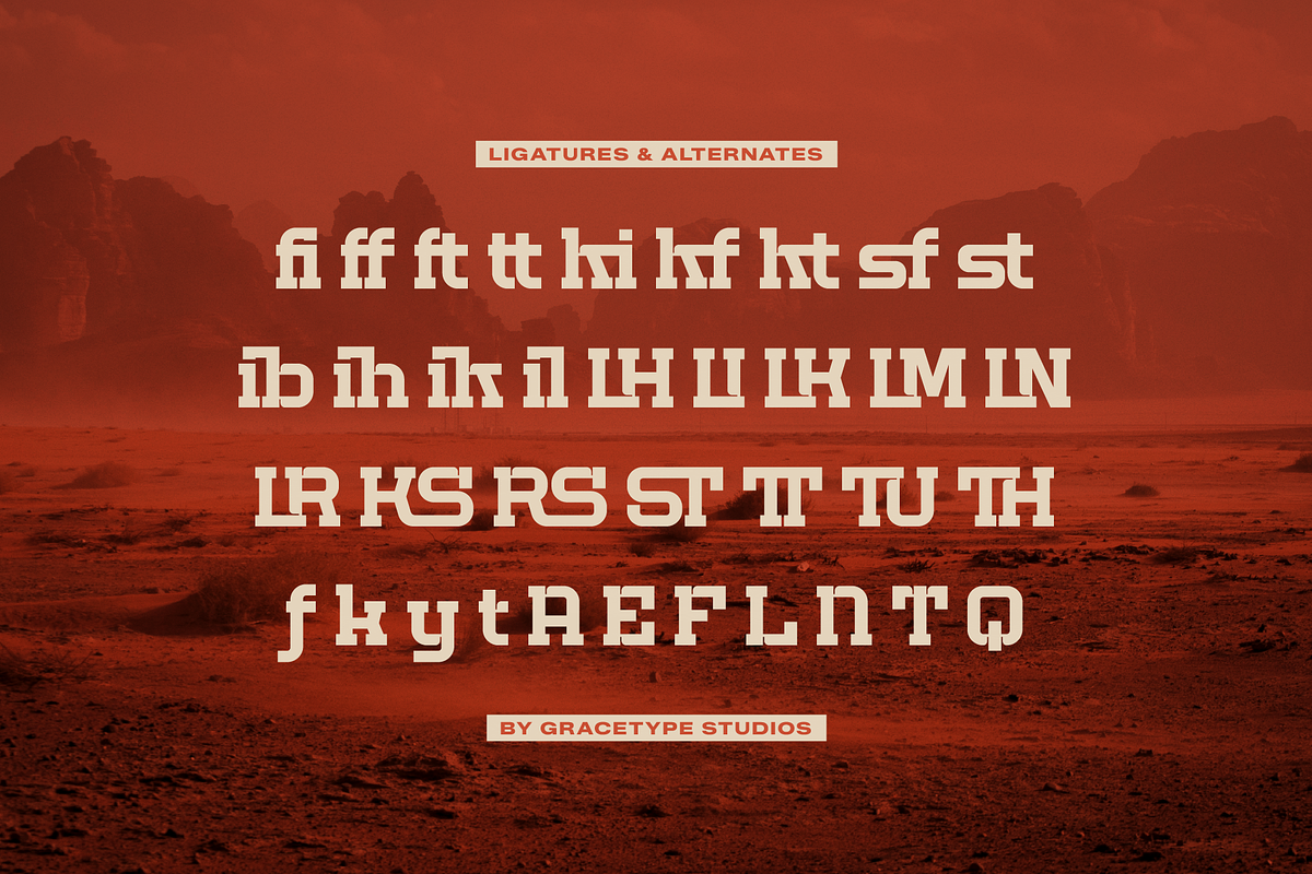 Lequila Historia Western Slab Serif, a Slab Serif Font by gracetype_studio (Photo 12 of 12)