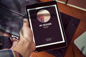 InDesign Resume Ebook Layouts