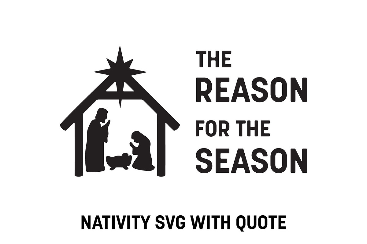 The Reason for the Season SVG, a Graphic by PinkHouseCollection (Photo 1 of 3)