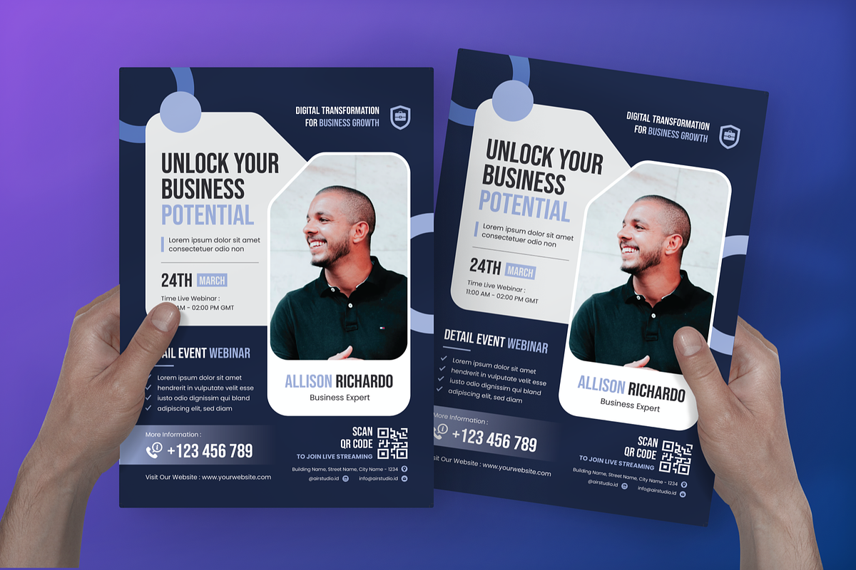Business Workshop Flyer, a Flyer Template by Annora Studio (Photo 4 of 5)