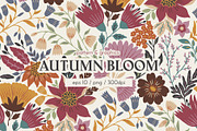 Autumn Bloom, a Pattern Graphic by kateja (Thumbnail 1 of 5)