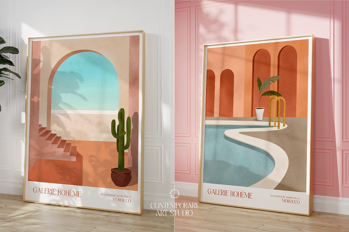 Contemporary Art 1, a Graphic by Wall Art Print Studio (Photo 8 of 19)