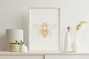Honey Bee SVG Clipart for Stickers, an Animal Illustration by VectorPanther (Thumbnail 2 of 7)