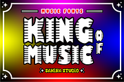 Guitar Hero - Music Display Font, a Sans Serif Font by Sahira Studio (Thumbnail 3 of 4)